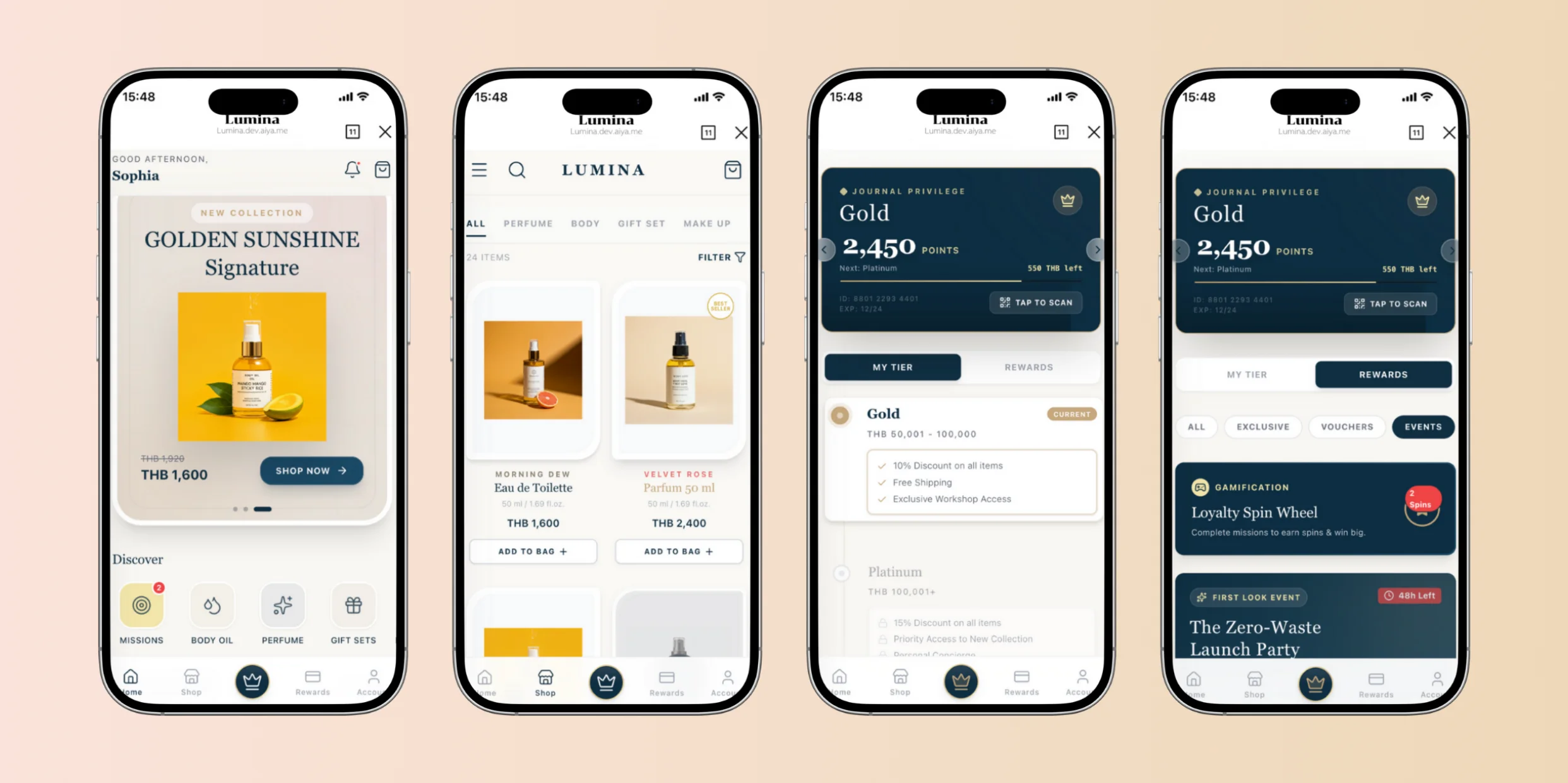 Lumina Customer Journey